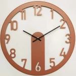 Ρολόι Τοίχου Mood 507ATP1510 48x48cm Red Wallity Ατσάλι