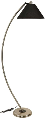 Φωτιστικό Δαπέδου Hilal 534LUN4203 30x170cm E27 40W Chrome-Black Opviq