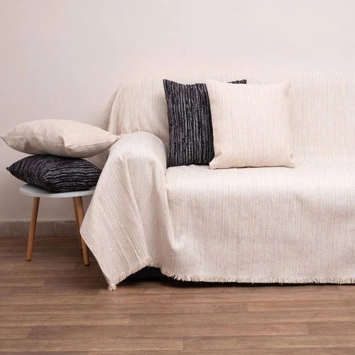 Ριχτάρι 1453 Ivory Anna Riska Πολυθρόνα 180x150cm Chenille