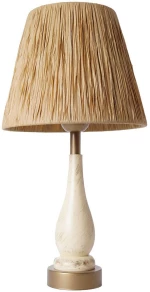 Φωτιστικό Επιτραπέζιο 687HMY2222 Φ24X47cm E27 40W Cream Opviq