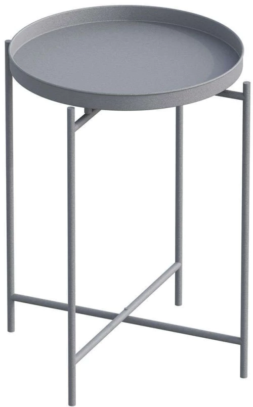 Τραπεζάκι Βοηθητικό 491CRT1142 Φ46x56cm Grey