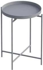 Τραπεζάκι Βοηθητικό 491CRT1142 Φ46x56cm Grey