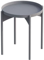 Τραπεζάκι Βοηθητικό 491CRT1138 Φ44x57cm Grey