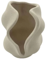 Κηροπήγιο Κοχύλι 24-15-40075 13,5x12x18cm Ecru Marhome Πολυρεσίνη