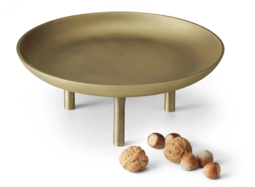 Διακοσμητικό Μπωλ Με Πόδι Lyon S 238042 23x10cm Gold Philippi Αλουμίνιο