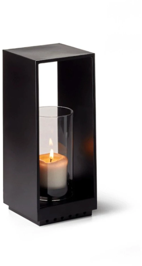 Φανάρι Wisma S 239009 12,7x33cm Black Philippi Ατσάλι