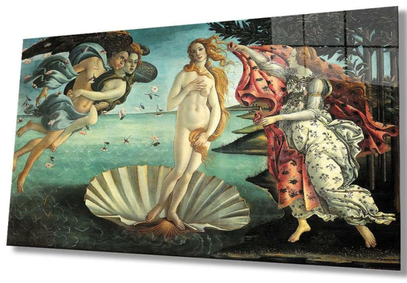 Πίνακας Γυάλινος  221JRS1832 90x60cm Multi Wallity Οριζόντιοι Γυαλί