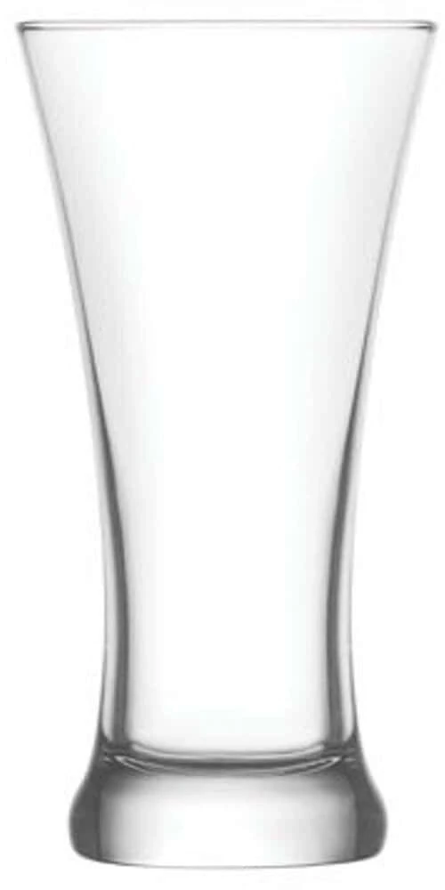 Ποτήρια Μπύρας (Σετ 6Τμχ) 990LAV1202 8,3x8,3x18,4cm 380ml Clear Hermia Γυαλί