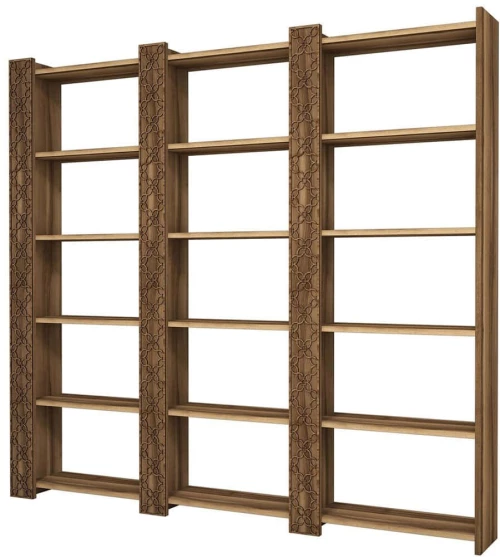 Βιβλιοθήκη City 845HCT3619 184,6x24,2x170cm Walnut