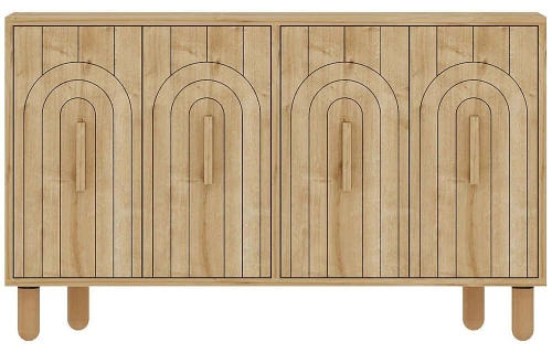 Μπουφές Tiger 327ODS1297 120x29,6x73,6cm Oak Μοριοσανίδα, Μελαμίνη