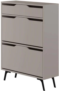 Παπουτσοθήκη Astat 855DTE5186 81,6x29,5x110cm Mocha Μοριοσανίδα, Μελαμίνη