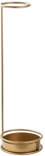 Ομπρελοθήκη 247HFM1229 22x22x75cm Gold Aberto Design Μέταλλο