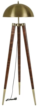 Φωτιστικό Δαπέδου Stil 534LUN4388 48x165cm E27 40W Walnut-Gold Opviq