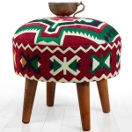 Σκαμπό Melik 209FLF1313 46x42cm Multi