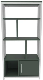 Βιβλιοθήκη Valero 875ZNA4566 60x29,6x120cm Green-White