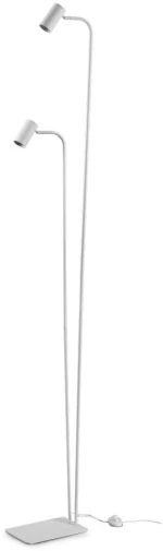 Φωτιστικό Δαπέδου Ginger 345314 2xGU10 18x32x211,5cm White Ideal Lux