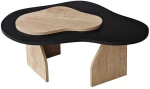 Τραπέζι Σαλονιού Melted 552NOS2559 105x65x35cm Black-Oak