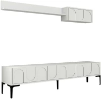 Σύνθεση Τηλεόρασης Lyon 845HCT5583 180x35x42cm White