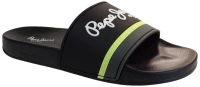 Pepe Jeans SLIDER UNISEX Παντόφλες PMS70123-999 Μαύρο 123842