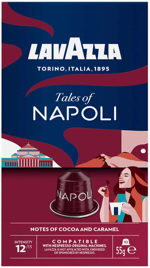 Κάψουλες Nespresso Συμβατές Lavazza Tales Of Napoli 10 τεμάχια