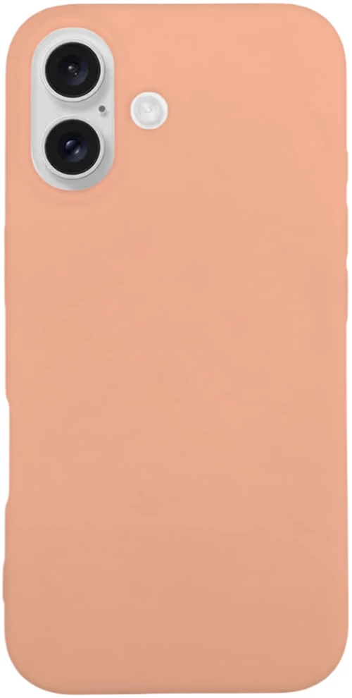 Θήκη Silky And Soft για Apple iPhone 16 - Σομόν