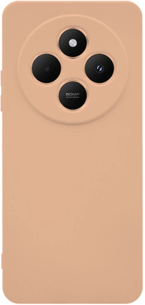 Θήκη Silky And Soft για Xiaomi Redmi 14C - Μπεζ