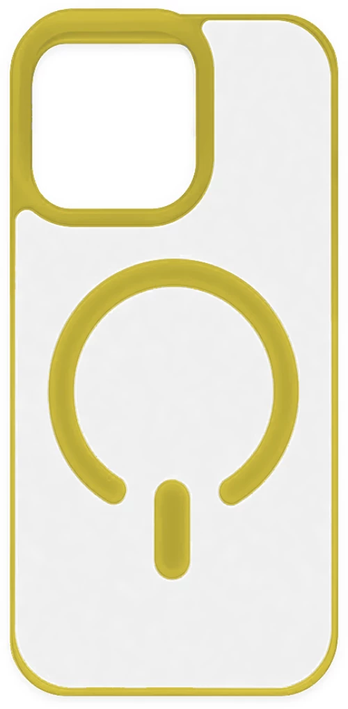 ObaStyle Creative Semiclear Case για Apple iPhone 12 / 12 Pro - Κίτρινο