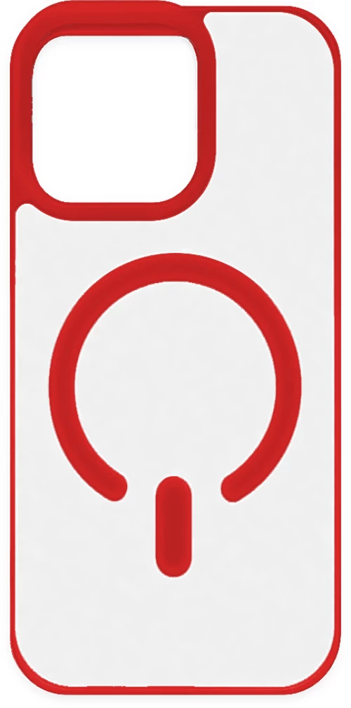 Obastyle Colourful Edges Magnetic Clear Case για Apple iPhone 13 Pro - Κόκκινο