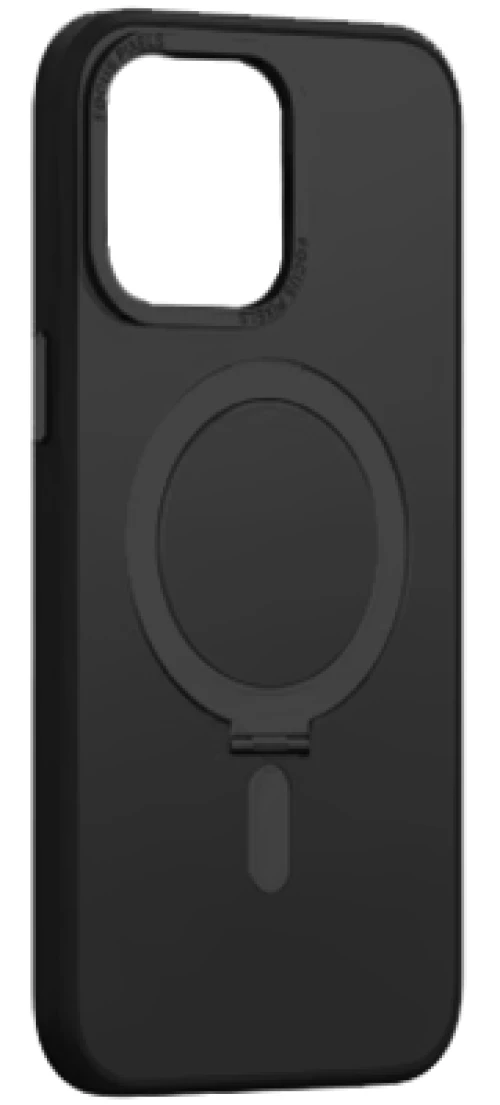 MLK+ Semiclear Magnetic Hard Stand Case για Apple iPhone 13 Pro - Μαύρο