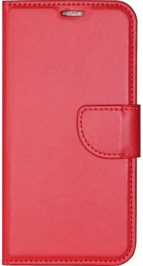 Θήκη flip με υποδοχή καρτών και δυνατότητα STAND για Samsung Galaxy S25 Plus - Κόκκινο