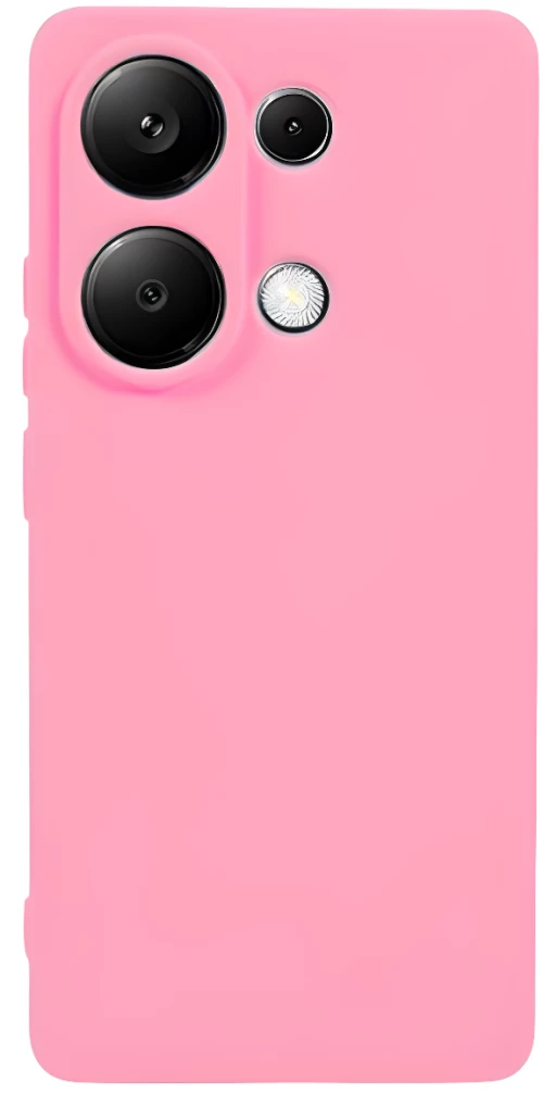 Θήκη σιλικόνης TPU Ultra Slim 0.3mm soft mat για Xiaomi Redmi Note 13 Pro 4G - Ροζ