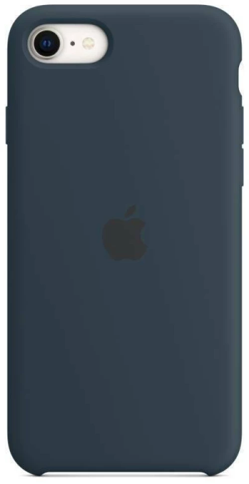 Apple Silicone Case Back Cover για iPhone SE - Abyss Blue
