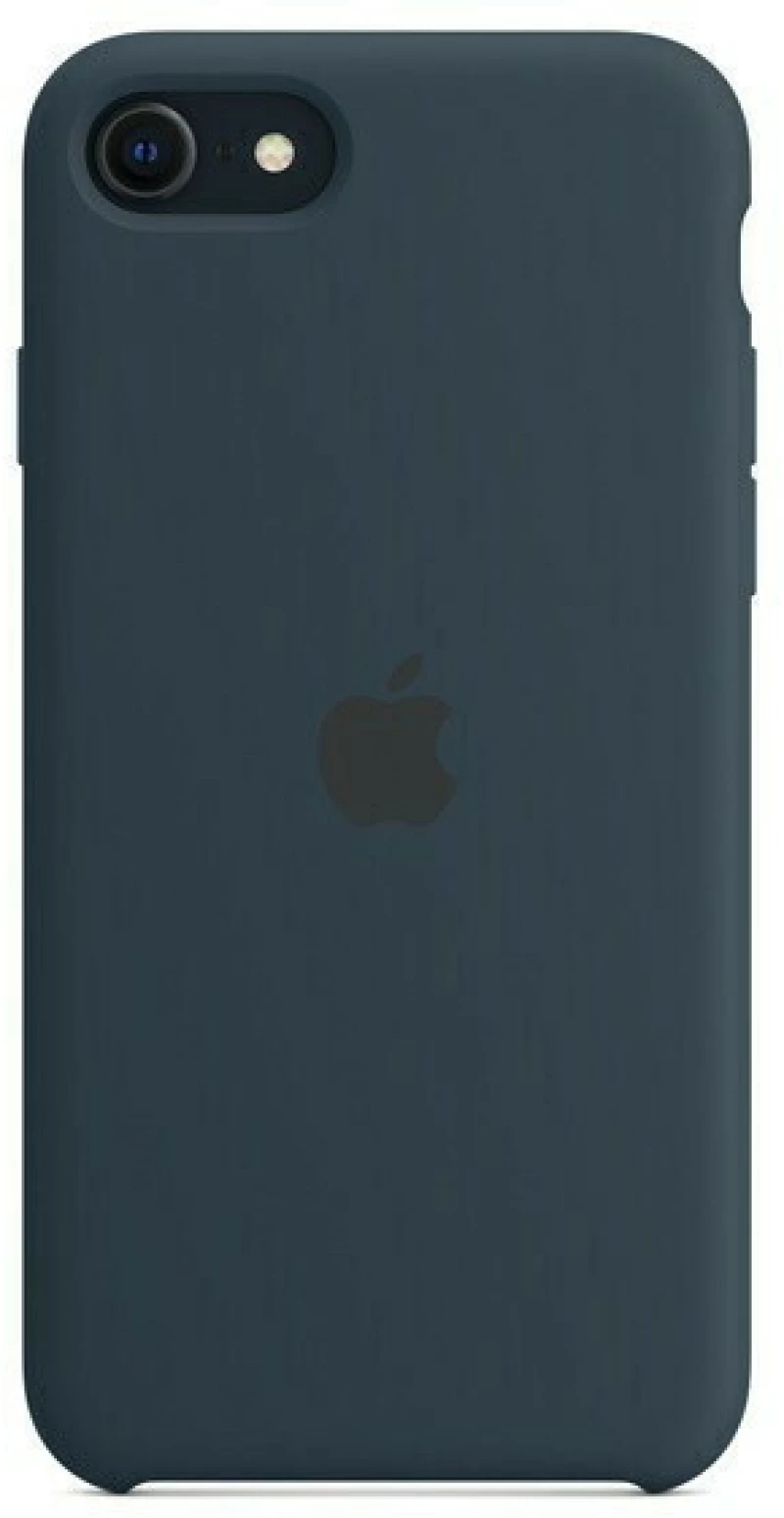Apple Silicone Case Back Cover για iPhone SE - Abyss Blue