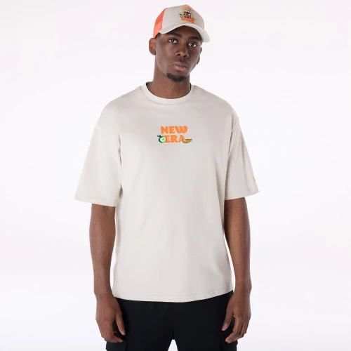 NEW ERA NE DRINK GRAPHIC OS TEE NEWERA  STN 60596310 NEW ERA Μπεζ