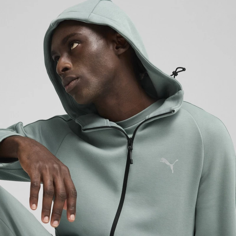 Puma EVOSTRIPE Full-Zip Hoodie DK 684613-30 PUMA ΠΡΑΣΙΝΟ