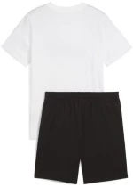Puma ESS 2 COLOR No. 1 Logo Tee and Shorts Set B 686298-02 PUMA Λευκό