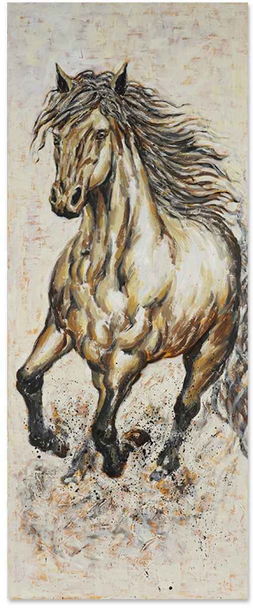 Πίνακας ArteLibre "Άλογο" Καμβάς 60x150x3cm