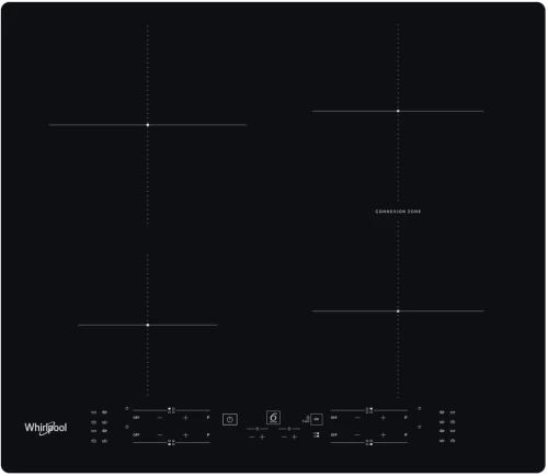 Εστία Αυτόνομη Επαγωγική Whirlpool WB B8360 NE 4 Θέσεων 59x51εκ. Μαύρη