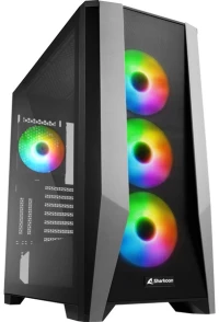 Κουτί Υπολογιστή Sharkoon ELITE SHARK TG7M RGB Μαύρο