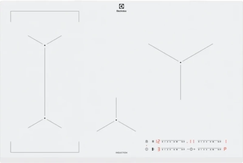 Εστία Αυτόνομη Επαγωγική Electrolux EIV83443BW 4 Θέσεων 78x52εκ Λευκή