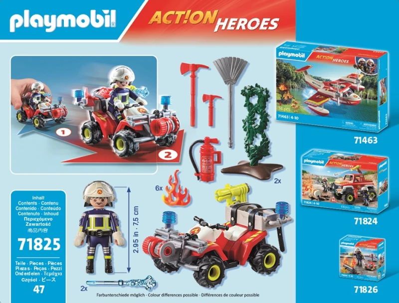 71825 Playmobil Πυροσβέστης με γουρούνα