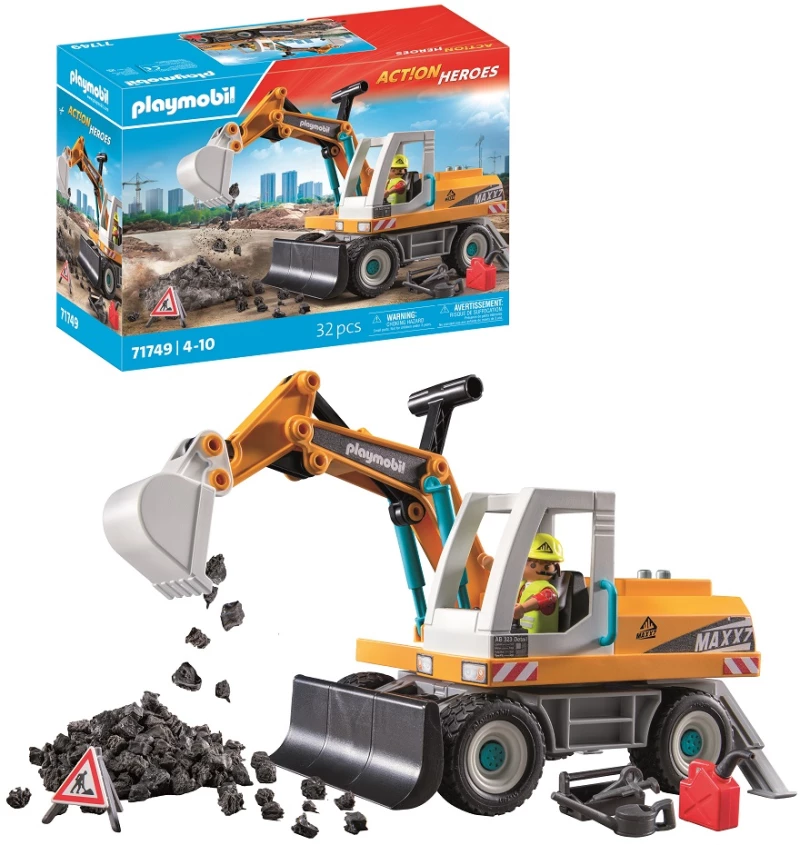 71749 Playmobil Μεγάλος εκσκαφέας κατασκευών