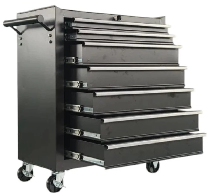 ΒΟΗΘΟΣ -SERVICE UNIT TROLLEY 7 ΘΕΣΕΩΝ BLACK