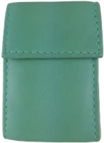 Unisex Δερμάτινο Πορτοφόλι-Μικρό Ginis CG 1082 πετρόλ