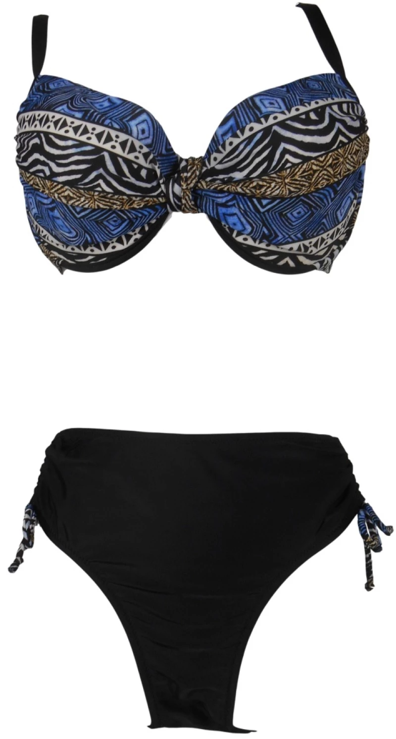 Γυναικείο μπικίνι set μαύρο-μπλε sunlover 5030-208