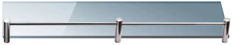 Karag Mensole 0655 Εταζέρα Γυάλινη με κάγκελο 50 cm