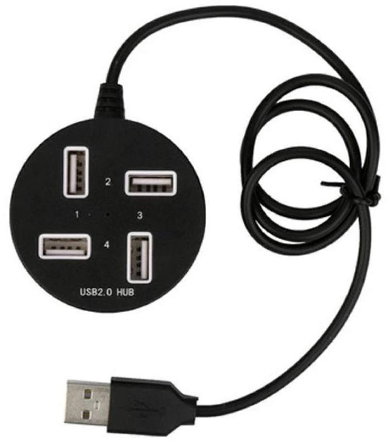 Andowl Αντάπτορας HUB Q-HU811 4 Θύρες USB 2.0 Μαύρο