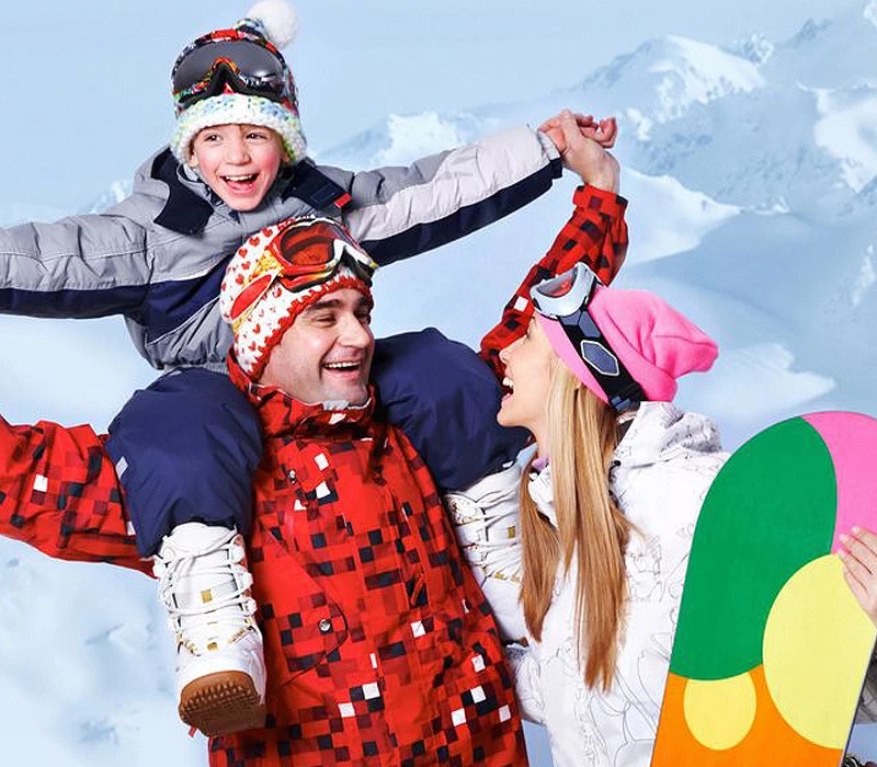 120' Private Ski ή Snowboard Lesson με εξοπλισμό για 3 άτομα