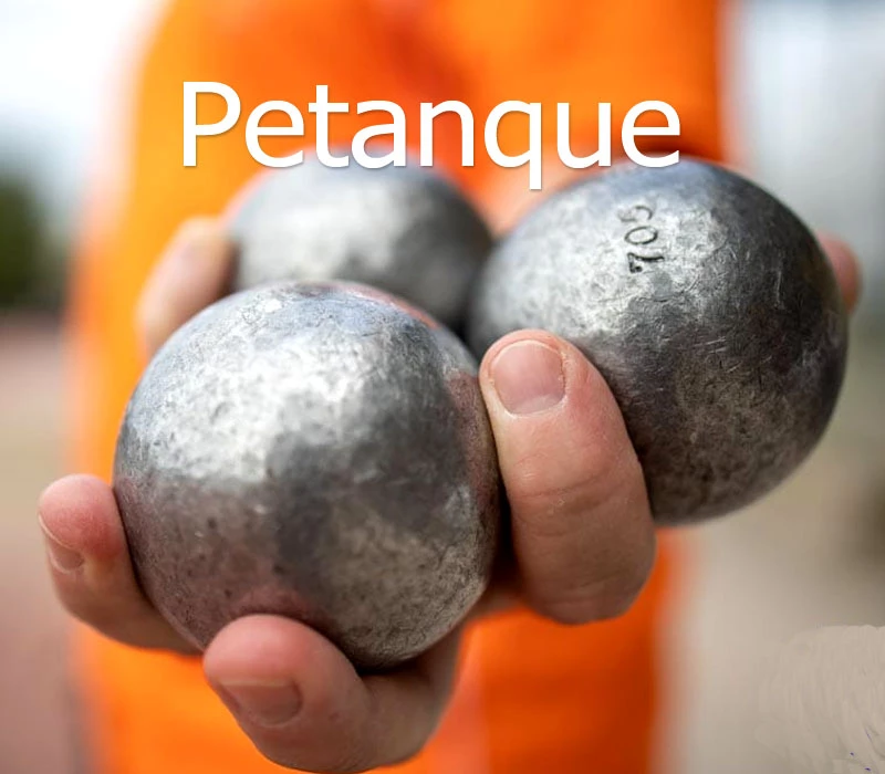 60' ιδιαίτερο μάθημα γνωριμίας με το Petanque για 5 άτομα!
