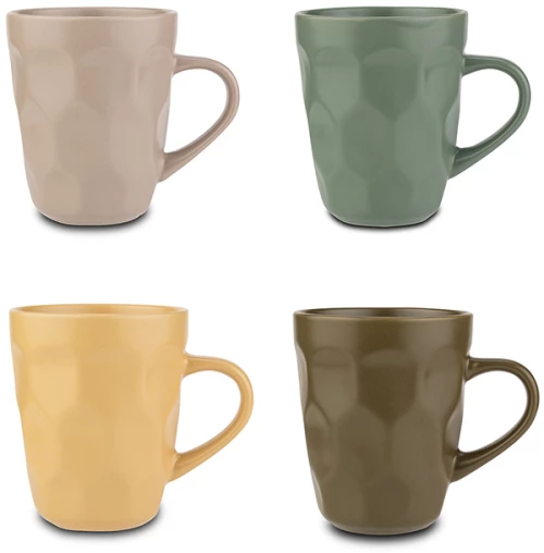 Κούπα Stoneware 380ml 4 Χρώματα